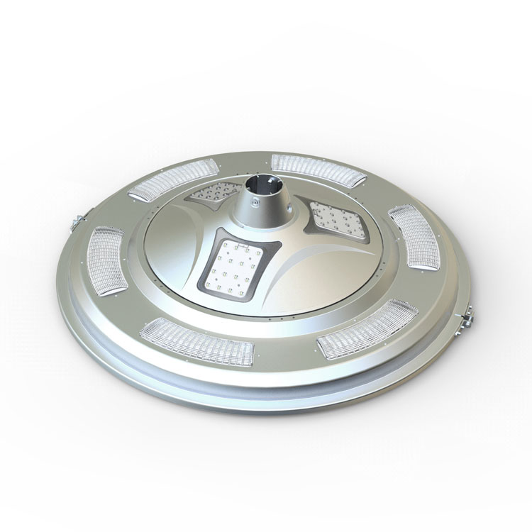 high pole ufo & round solar light 50w wiht remote control