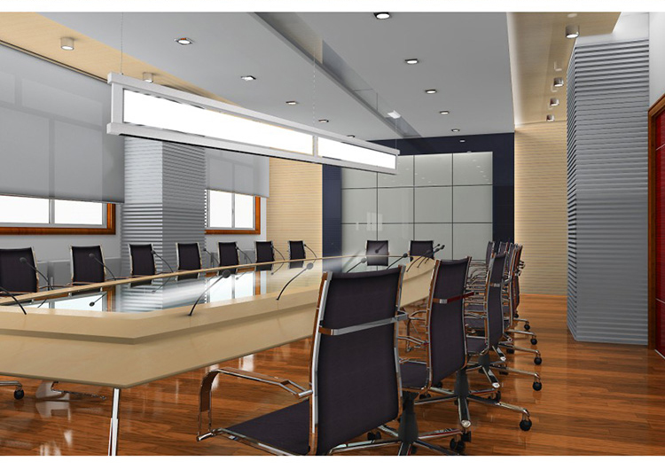 CE SAA ETL DLC 3-sides emitted linkable modern hanging pendant lights for office lighting