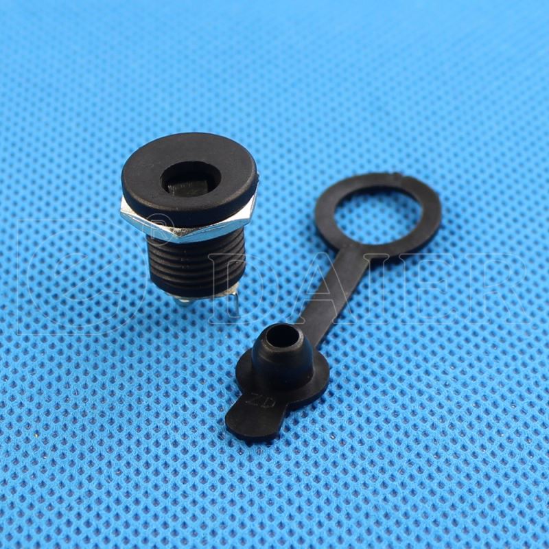 DC-022 Colorful Nuted 2.1mm/2.5mm Electrical Plug DC JACK