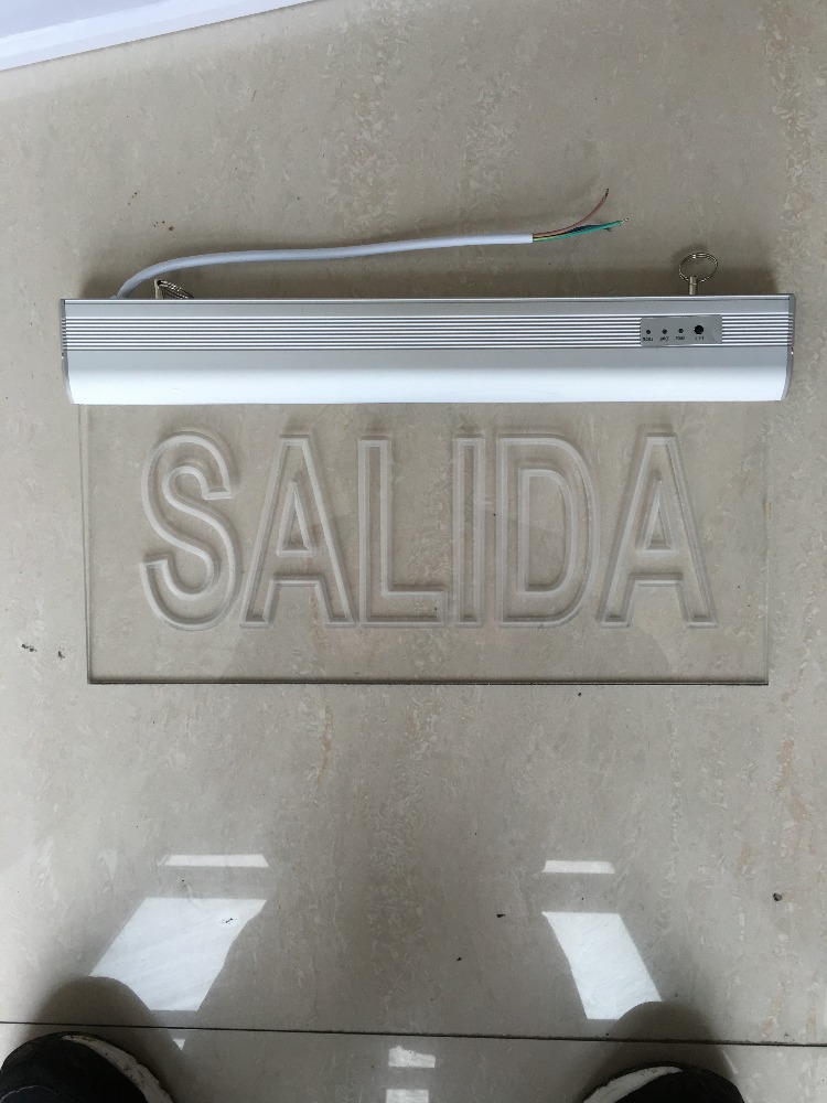 Rechargeable Emergency Exit Lights LED fire safety exit signs emergency warning light