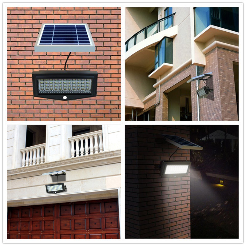 Hot selling solar powered motion security light for home use