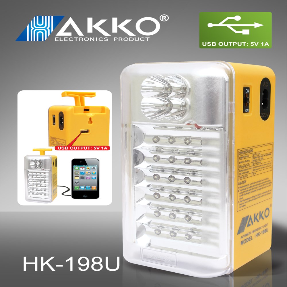 portable high-brightness wall mount led emergency light with usb charging