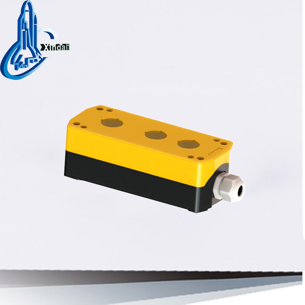 top selling 22mm three holes push button control box switch parts IP54/65 LAY5-JBPN3