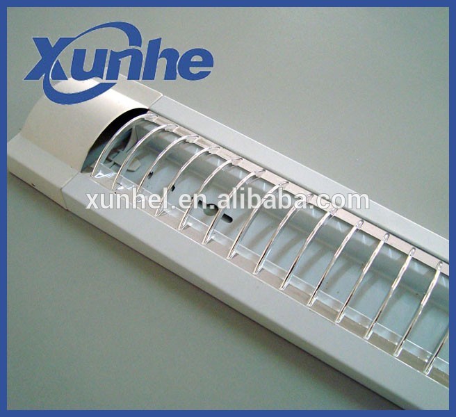 T8 Dustproof Grille Fluorescent Lighting Fixture