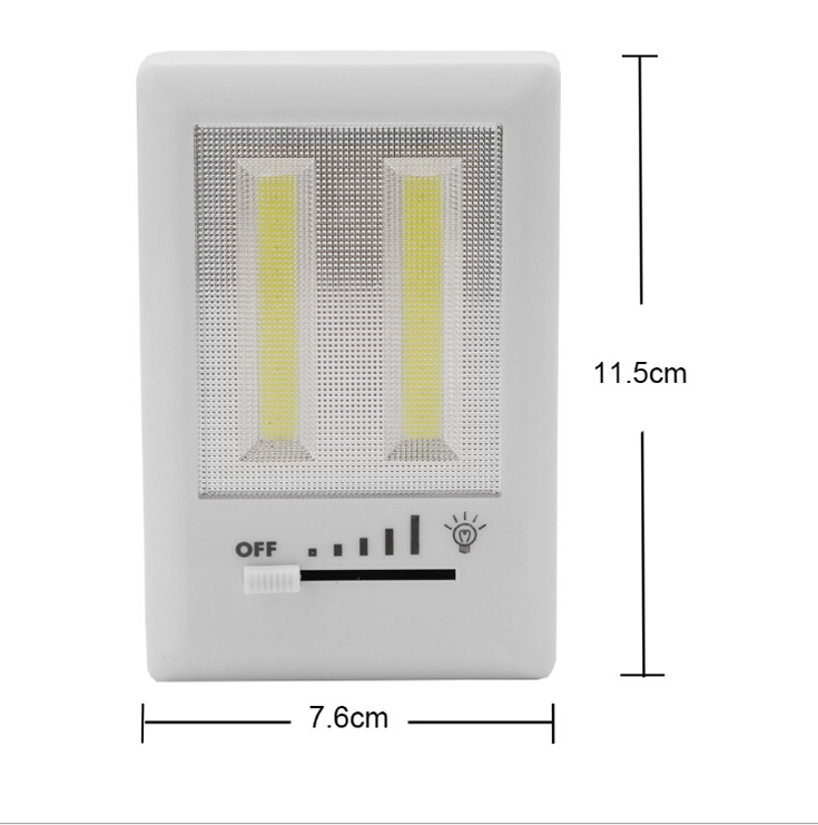 Hot selling Wall Mounted 2 COB LED  Switch Light
