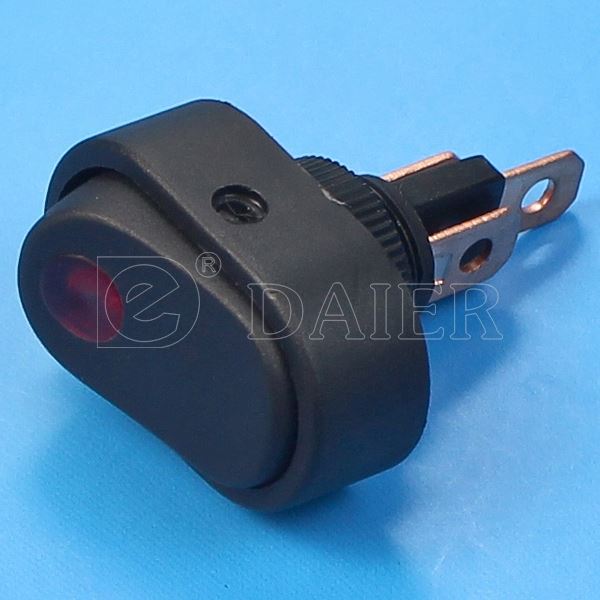 ASW-20D-2 12MM 20A Single Pole 3 Pin ON OFF Lighted Auto Switch 12V