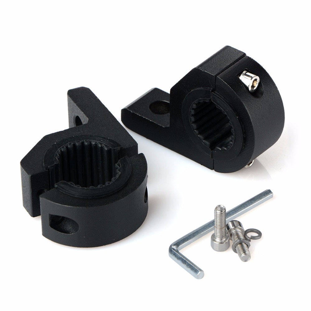 2pcs  2X 25MM-30MM LED Light Bar Mounting Bracket Kit LED Light Horizontal Bar Tube Clamp