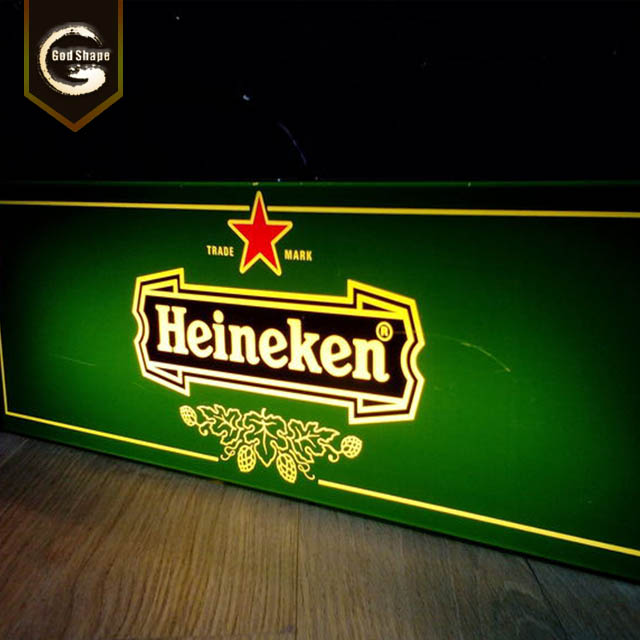 3D led english letter signage