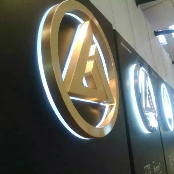 Outdoor LED backlit letters light up letters sign LED acrylic letter