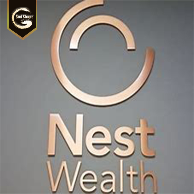 Stainless Steel 3D Interior And Exterior Dimension Letter Signs Advertising Metal Sign Stainless Steel Channel Letter