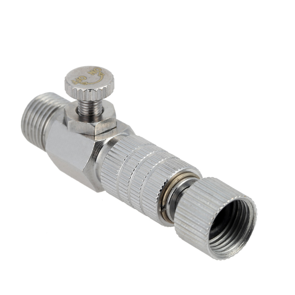 disconnect coupler for Air Brush air hose Airbrushes Accessories Airbrush Airflow Adjustment Control Valve Coupling - 1/8 BSP