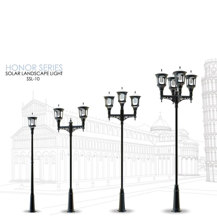 Solar Panel Landscape Lighting Led Garden Light