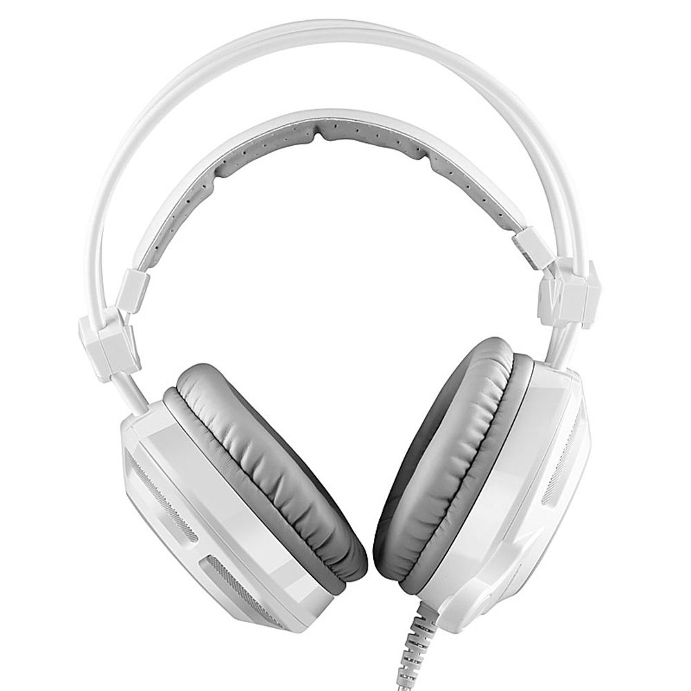 Headset Headphone Over-ear USB 3.5mm Wired with Mic LED Light