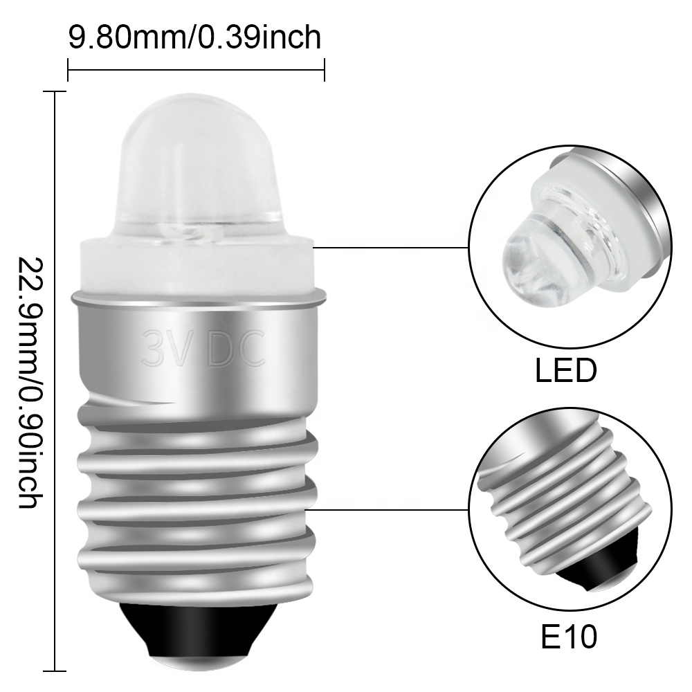 Quality Assurance 380V E10 High Voltage Metal Panel Indicator Lamp