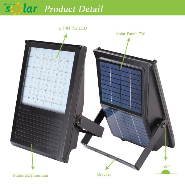 Wholesales Price Motion Sensor solar billboard light PIR LED Flood light
