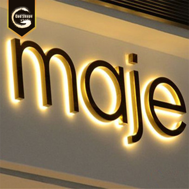 OEM Waterproof Frontlit Led 3D Channel Letter Pizza Cafe Shopfront Light Wall Illuminated Logo Shop Sign