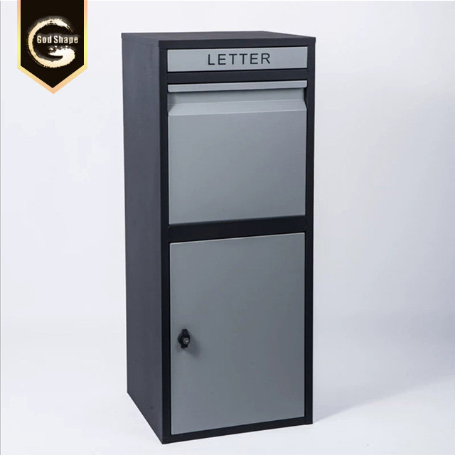 Factory Large Metal Apartment Waterproof Free Standing Residential Parcel Drop Box Lock