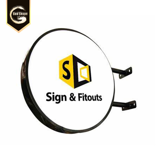 High quality Cinema Led Light Box / Customized Round Led Acrylic Light Box