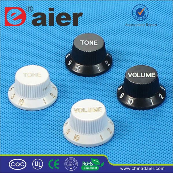 plastic skirted AMP knobs set for late 70's jazz bass