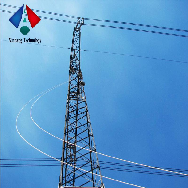power transmission line steel quality galvanized pole and towers high tension jakarta tower