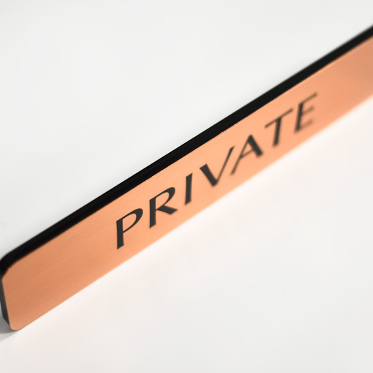 Whosale customized door sign number name platesign board for office