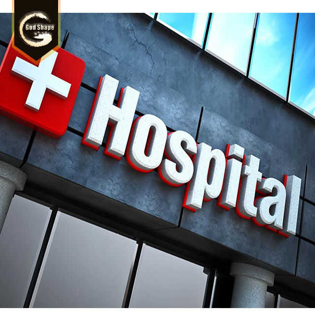 Hospital Signage Advertising Square led Light Box Sign