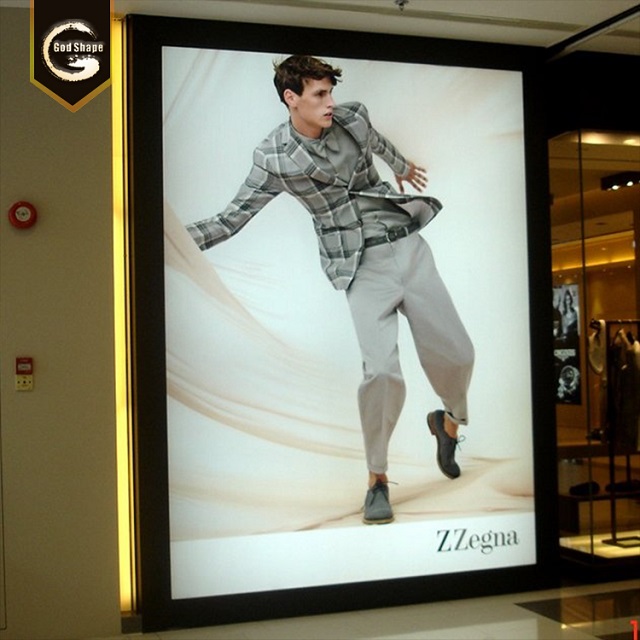 Customized Size Single side Aluminium Profile Frame LED Light Box Sign