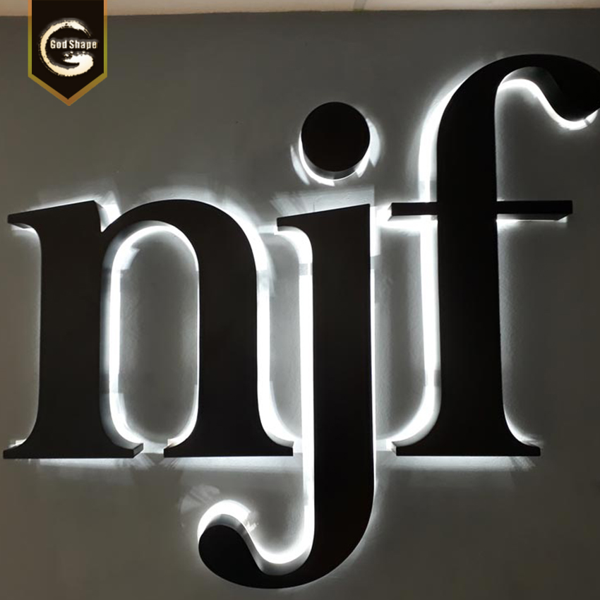 Custom made 3D Led Stainless Steel Channel Letter Signs Led Backlit letters