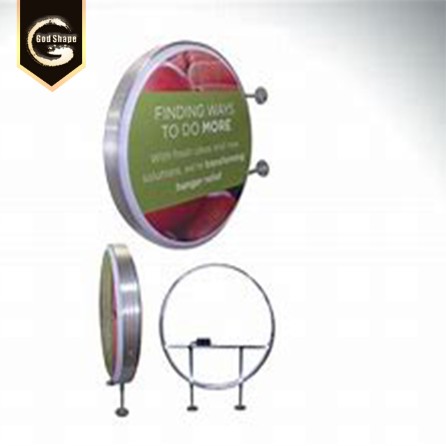 Outdoor High Quality Street Wall Mounted Advertising Double Sided Round Light Advertising Boxes Led Light Box