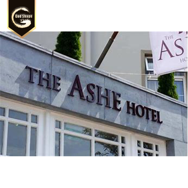 Custom Made Colorful Stainless Steel Non-illuminated 3D Laser Cut Letter Alphabet Number Signs