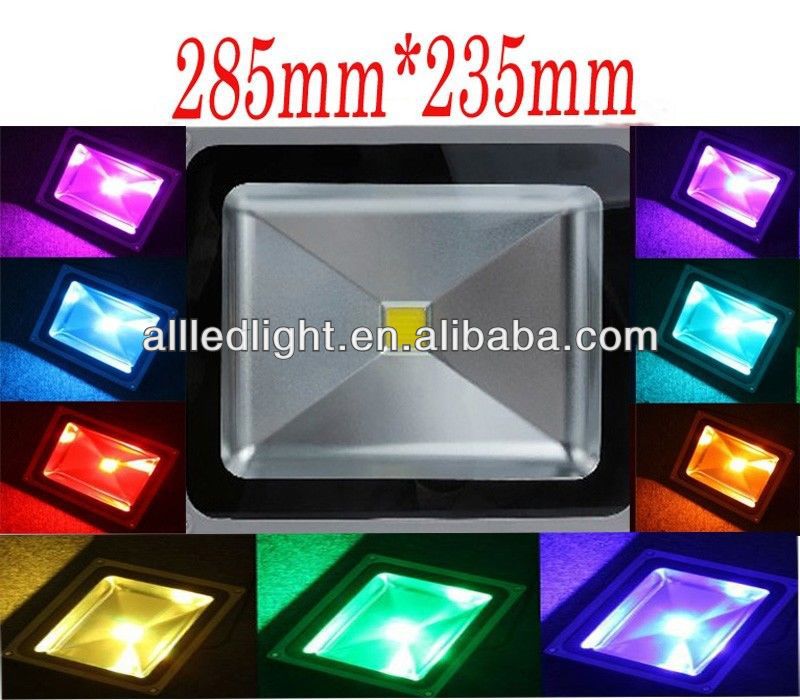 rgb led flood light 50w +24key remote controller