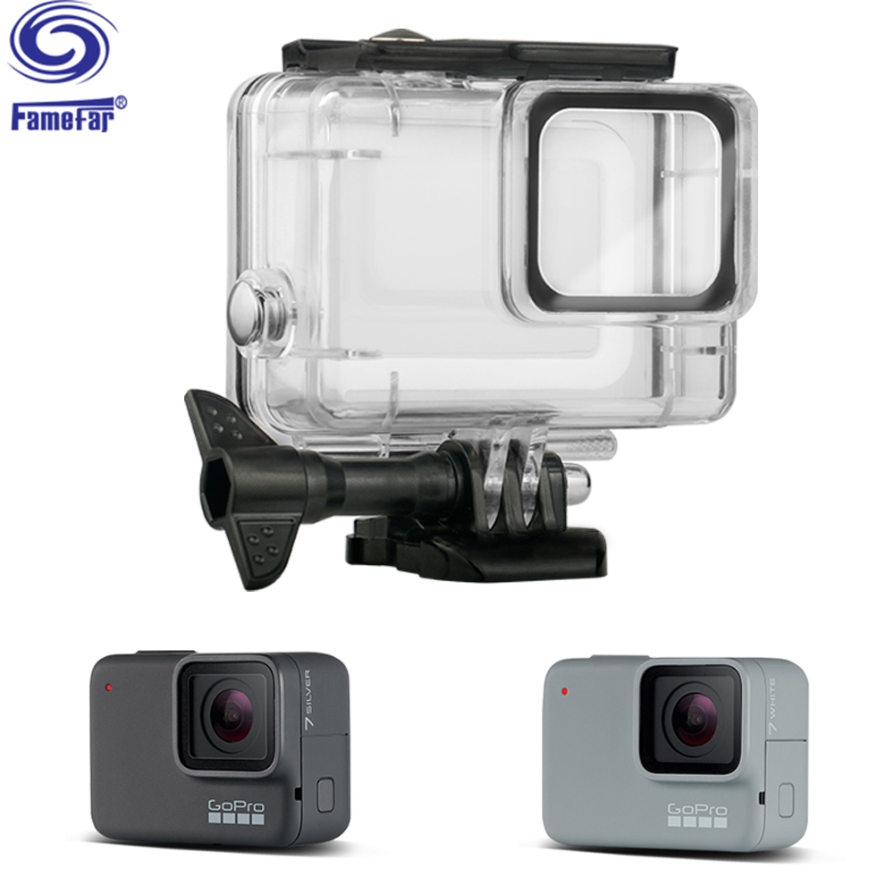 New Underwater Waterproof Housing Case for GoPro Hero 7 Silver Hero7 White