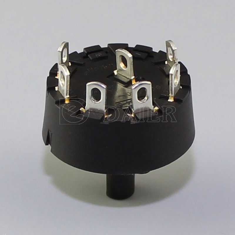 T85 6A 250VAC 4 Position 5 Pin Rotary Switch