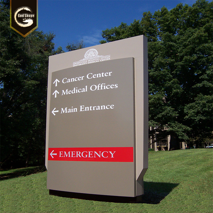 Factory High Quality Hospital Signage Advertising Square led Light Box Sign