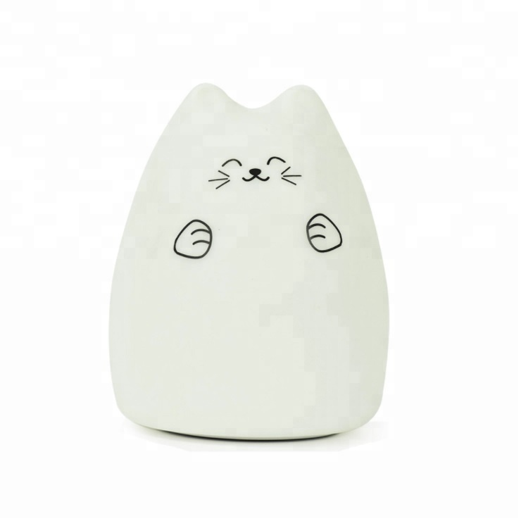 USB Rechargeable Bedside Touch Sensor Silicone Lamp LED Baby Night Light for Kids