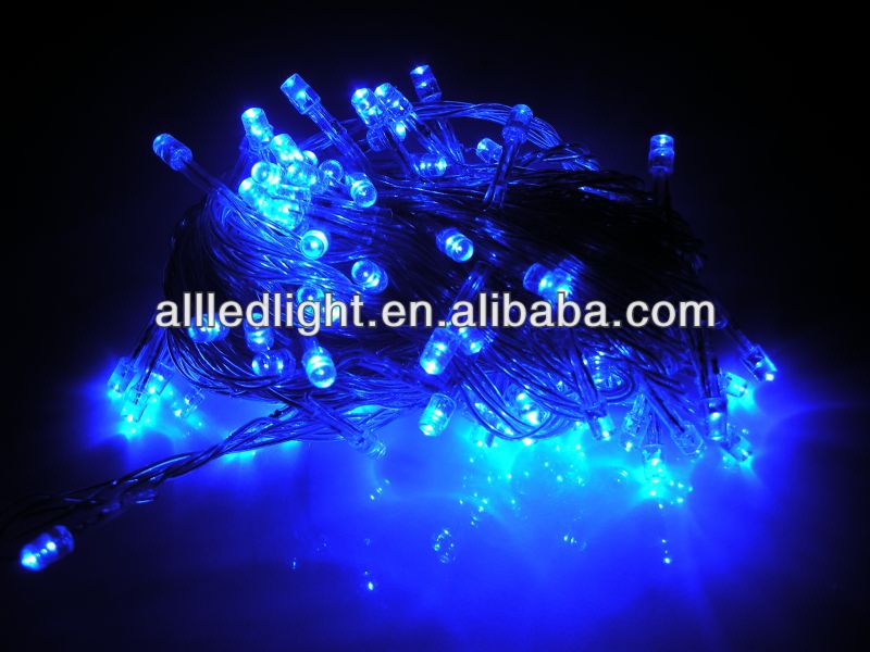 10M 100 LED Blue Lights Decorative Christmas Party Festival Twinkle String Lamp Bulb 220V EU