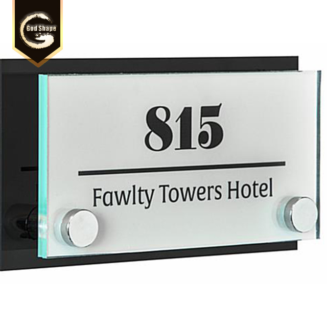 Stainless Steel or Acrylic Material Address Number Office Door Number Room Sign