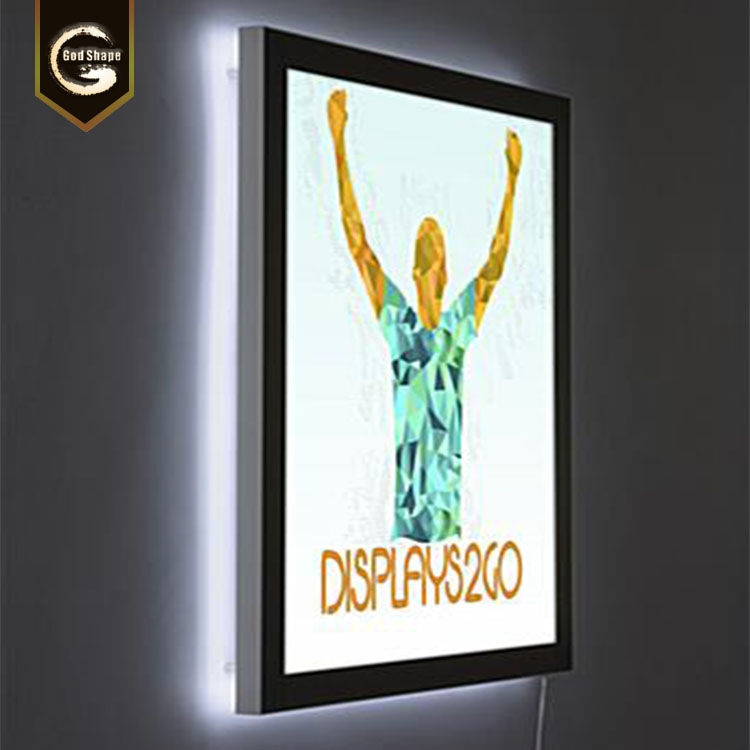 Exterior Double / Single Side Round  lightbox Aluminum Frame Advertising LED Light Box Signs