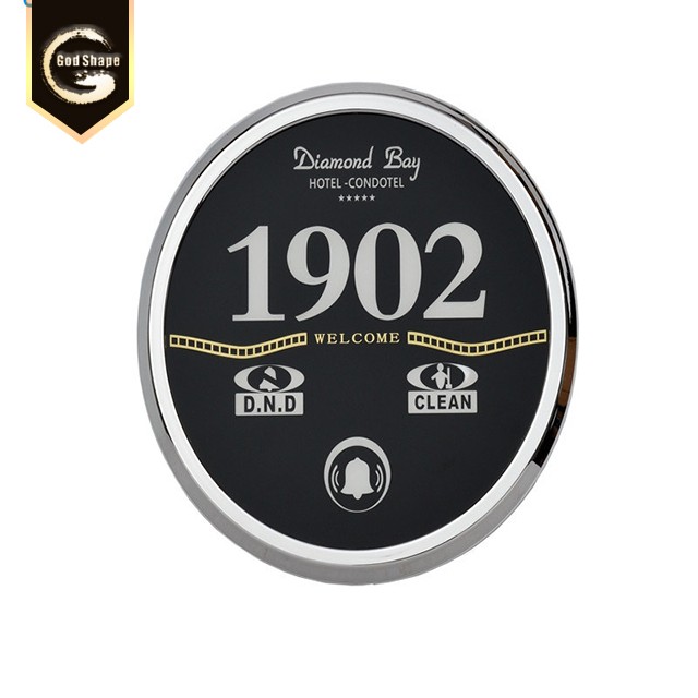 Custom stainless steel sign brass door plate  for office signage board