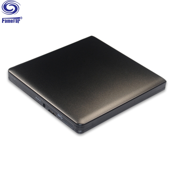 Custom size External USB 3.0 Aluminum blue ray writer BD-R BD-ROM DVD CD RW Burner Drive