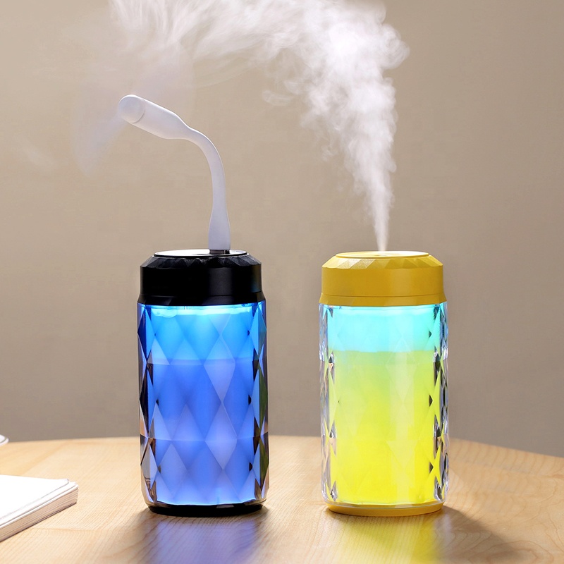 3-in-1  New Model Mini USB  Humidifier with Night Light   Mini USB car humidifier