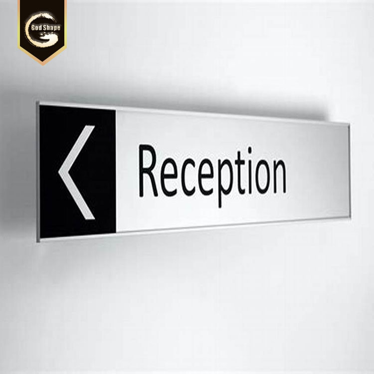 Acrylic wall mount office door signage