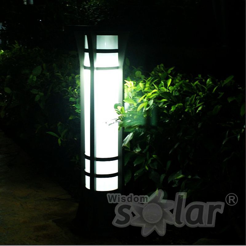 Warm light CE solar led lawn light for garden lighting solar lawn light