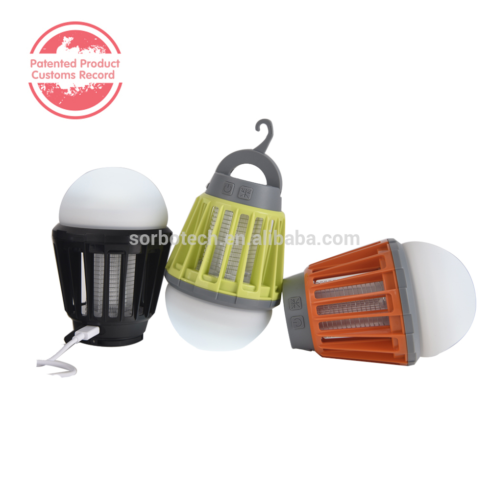 Waterproof Rechargeable outdoor Bug Zapper Mosquito Killer Lamp