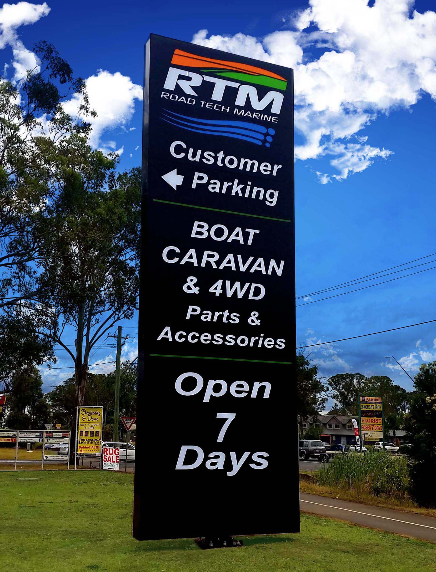 Outdoor freestanding sign Stainless steel sign board for advertising