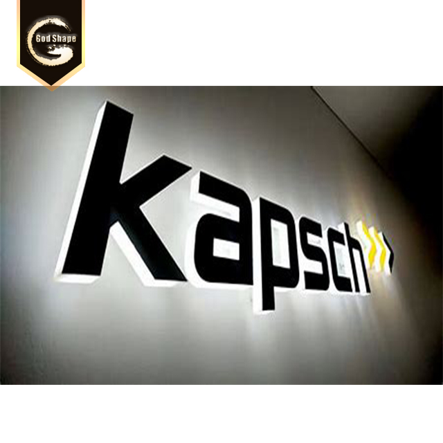 Backlit Waterproof Led 3D Channel Letter Pizza Cafe Shopfront Light Wall Illuminated Logo Shop Sign