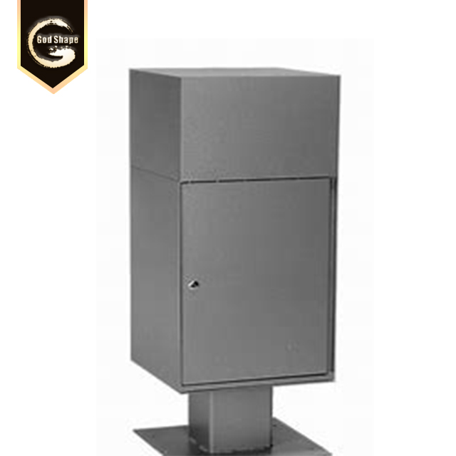 Factory Metal Free Standing Residential Mailbox Locked Parcel Drop Box for Business