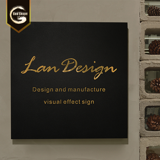 Factory Modern Company Name Background Wall Storefront Advertising Led Light Box