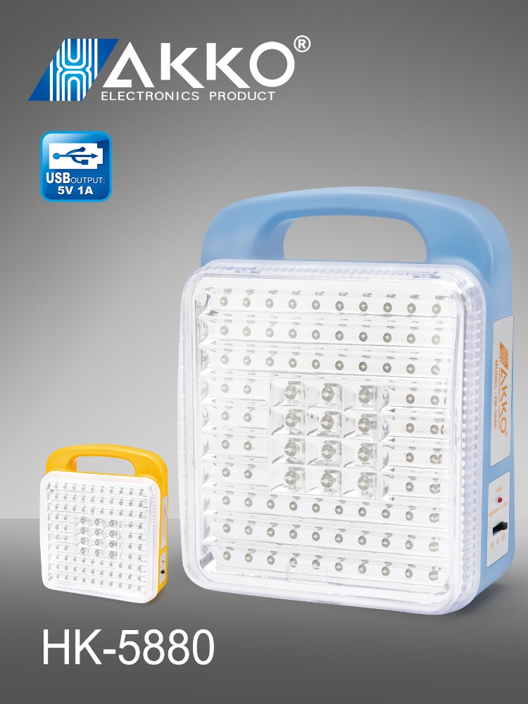 Rechargeable 86pcs LED High-bright Portable Emergency HK-5860 Light