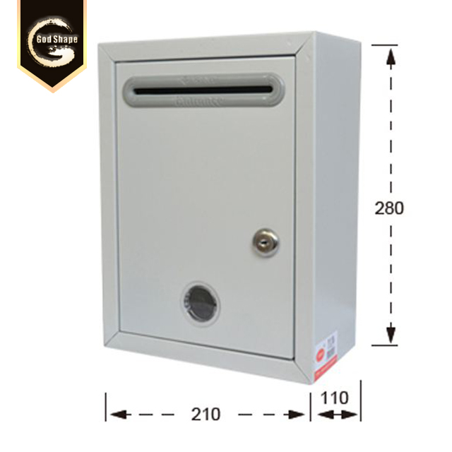 Parcel Box Stainless Steel Mailbox Post Delivery Letterbox